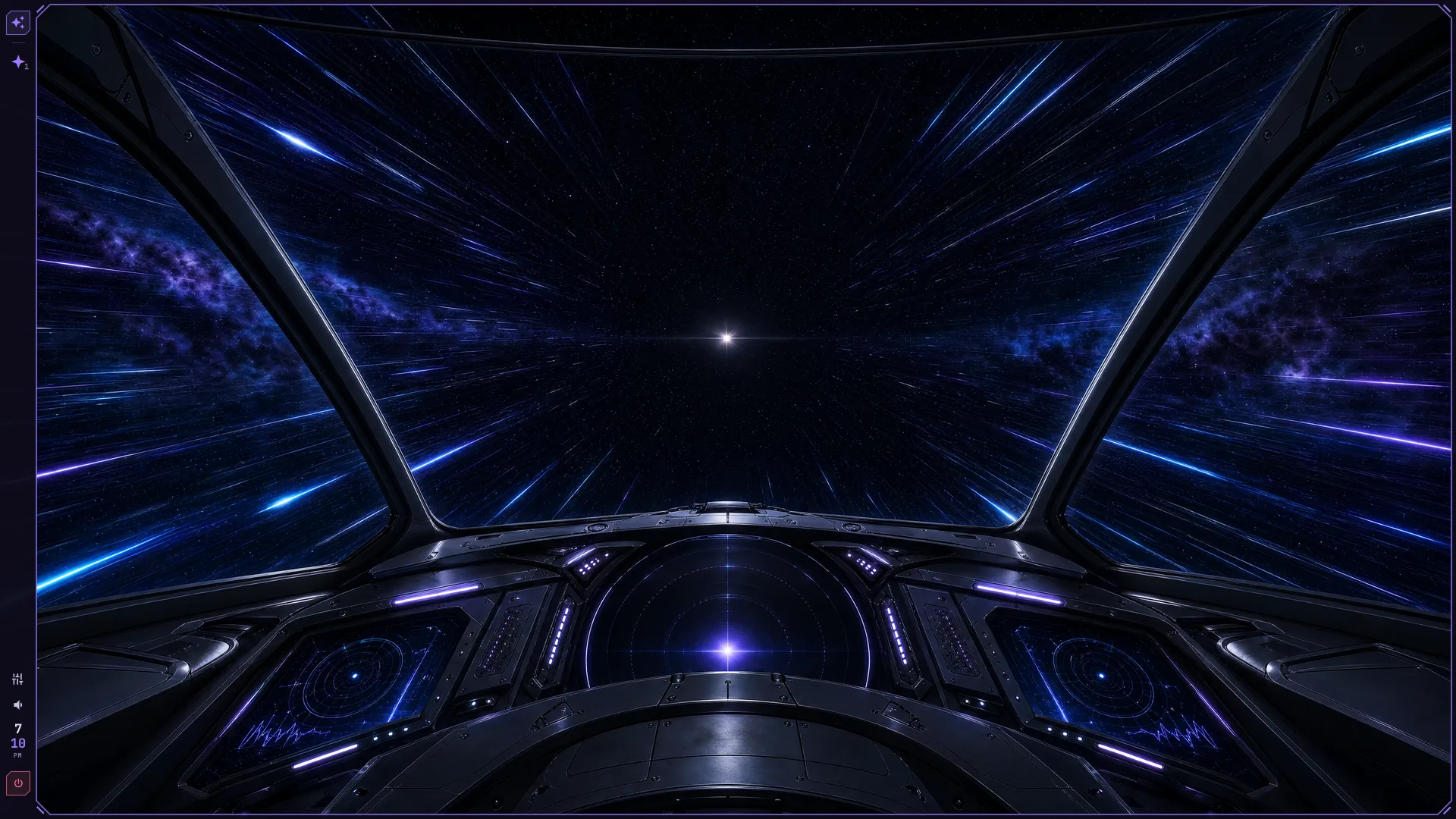 Starchaser cockpit desktop